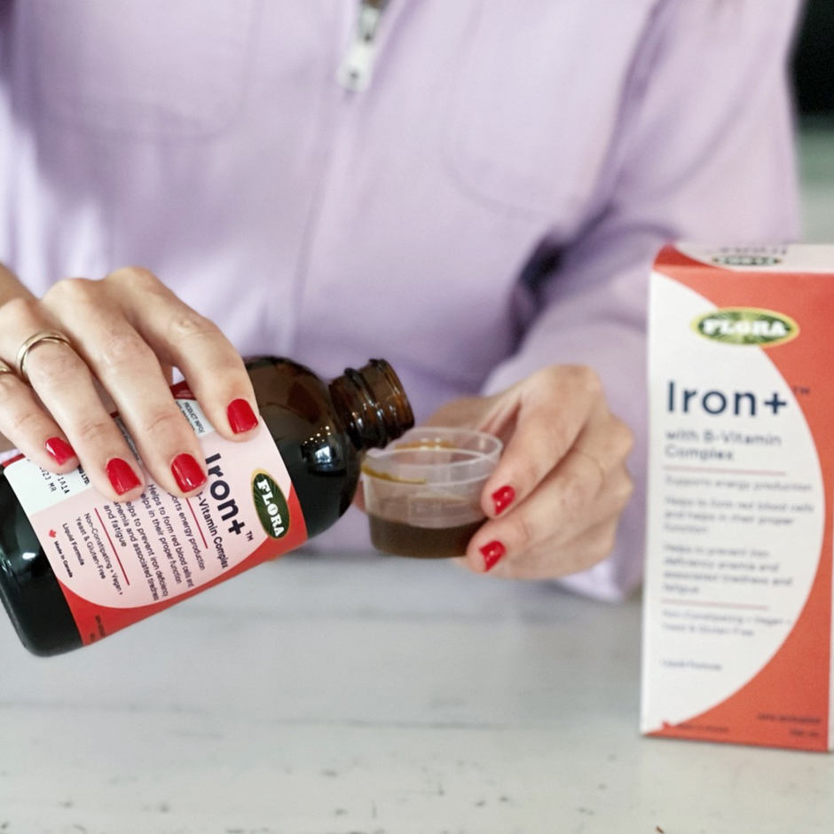 Boosting Iron with Flora's Iron+ with Vitamin B Complex
