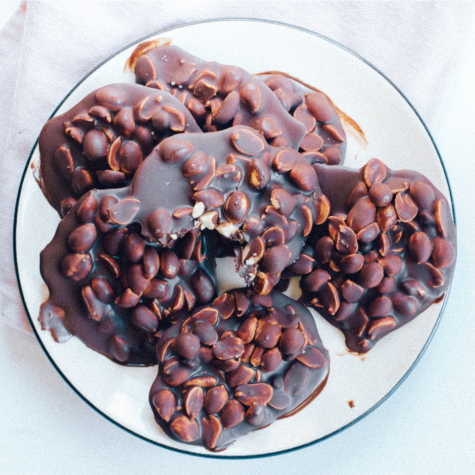 Dairy-Free Chocolate Peanut Butter Clusters